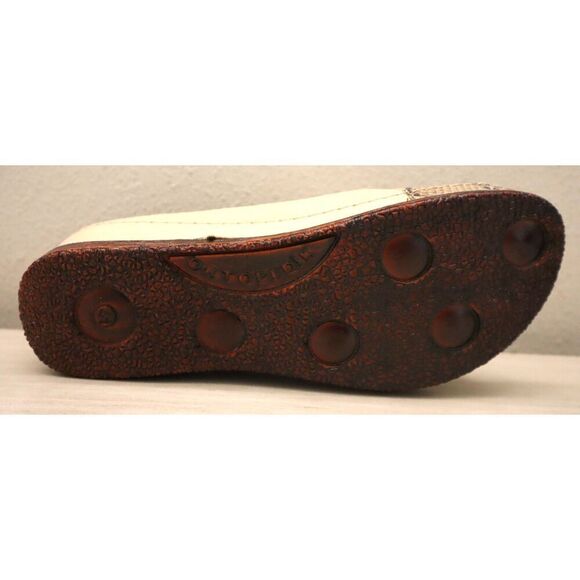 Sheridan Mia WMN Sz 41M US 10M Beige Combo Snake Print Kokos Leather Sandals - Picture 10 of 14